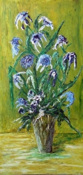 fiori azzurro blu 